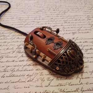 Steampunk mouse, fits to my steampunk keyboard