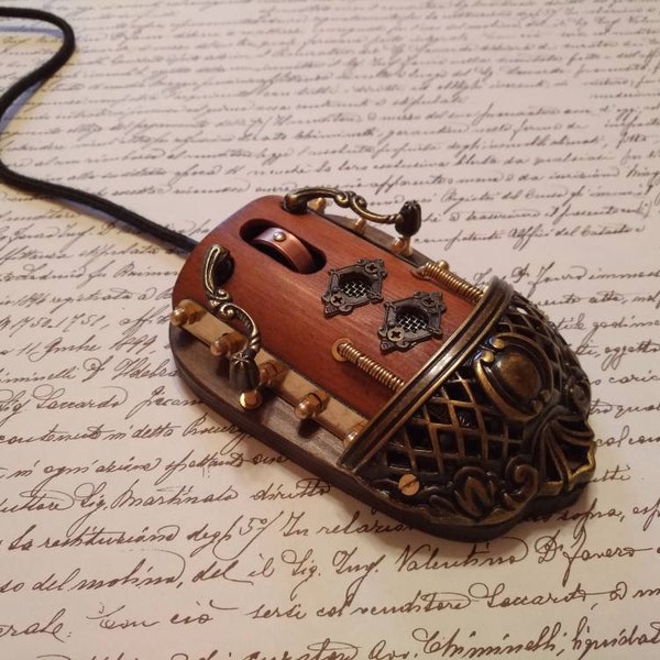 Mouse Steampunk, si adatta alla mia tastiera Steampunk