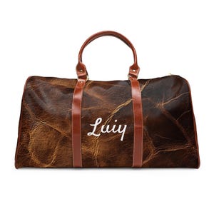 Custom Waterproof Duffle Weekender: Personalized Travel Bag