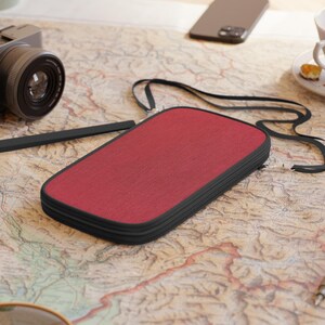 Elegante billetera para pasaporte para amantes de los viajes, accesorio de viaje, organizador de tarjetas, regalo para los amantes de los viajes, esencial para las vacaciones.