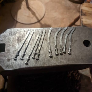 Miniature Sword - personalized Hand forged sword replica scarf pin cocktail stick one of a kind gift image 10