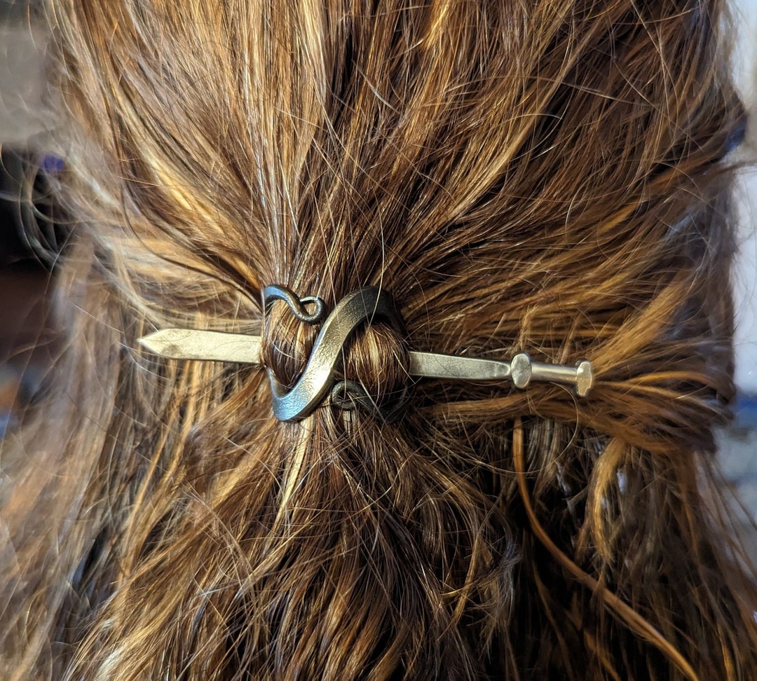 High Quality Sword/knife Hair Barrette, Hand by Blacksmith. Hair