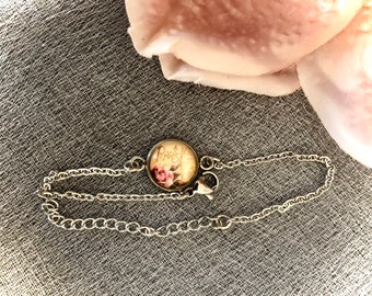 Armband Motiv Paris, mit 12mm Cabochon, Edelstahl mit Verlängerung