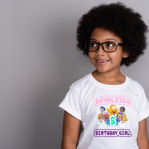 Bubble Guppies Birthday Girl, Birthday Shirt, Kids Shirt