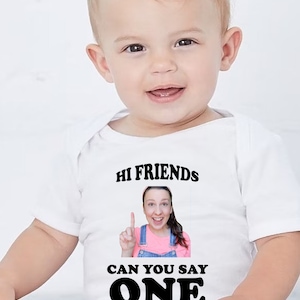 Ms. Rachel, one year old, onesie