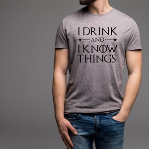 I drink and I know things, PNG, cricut