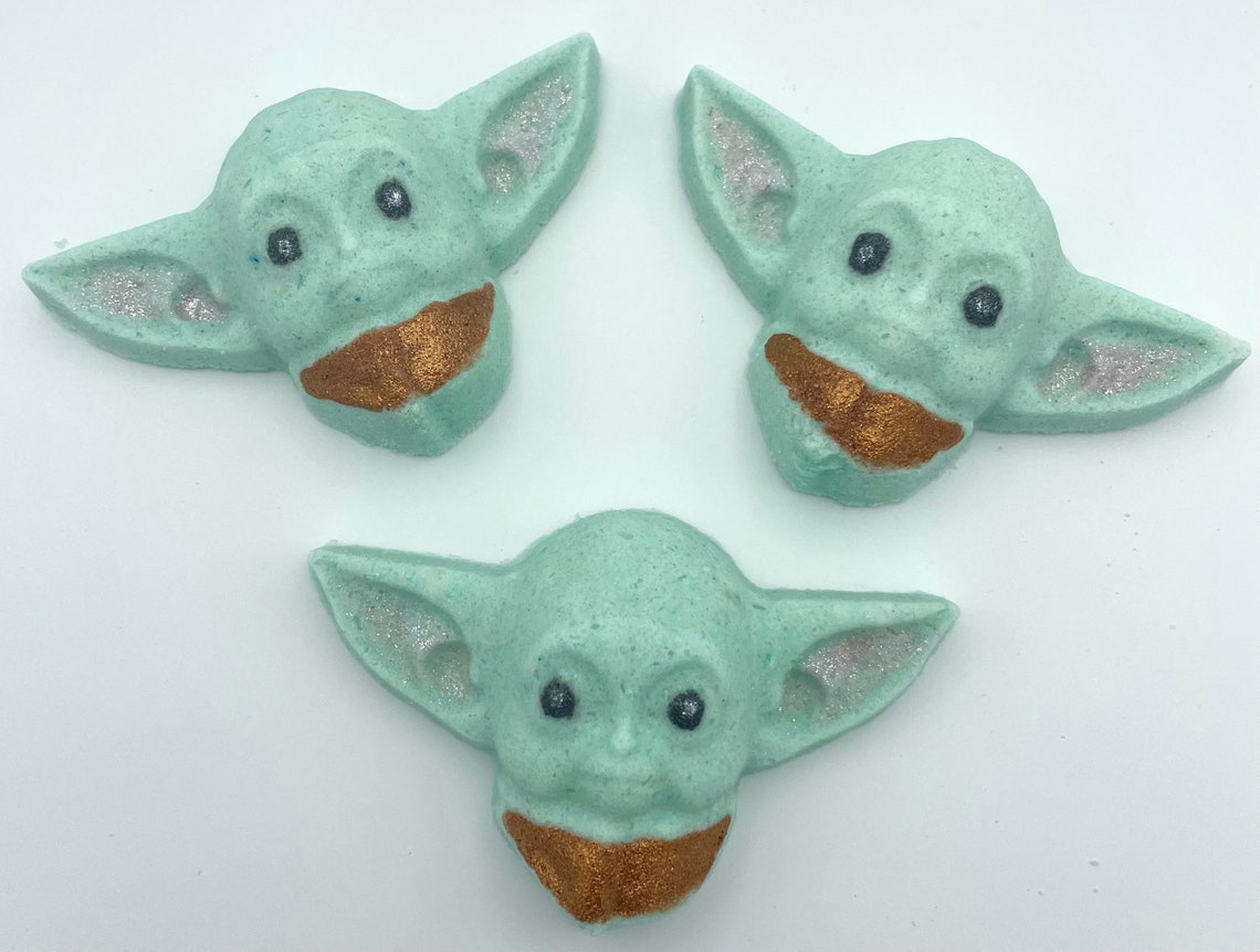 Baby Yoda Bath Bomb Grogu Bath Bomb the Child Bath Bomb Etsy