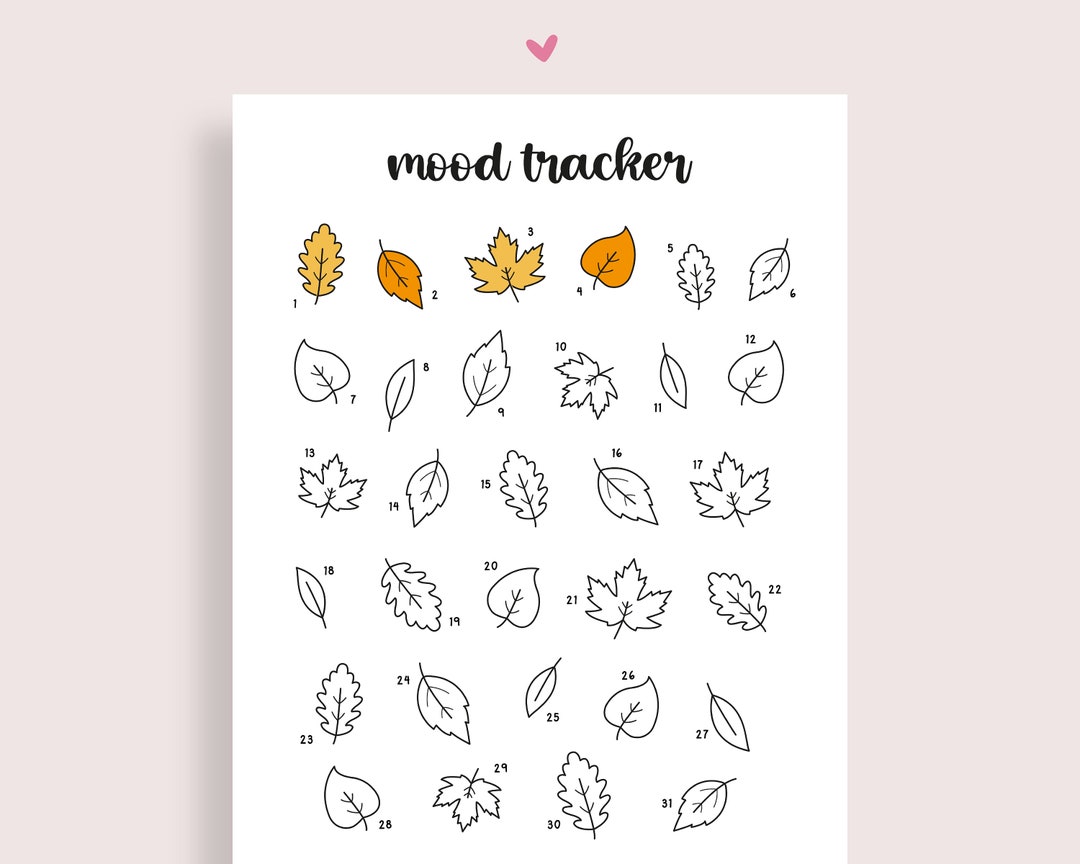 Free Printable Daily Mood Tracker