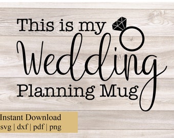 Wedding Planning Svg Etsy