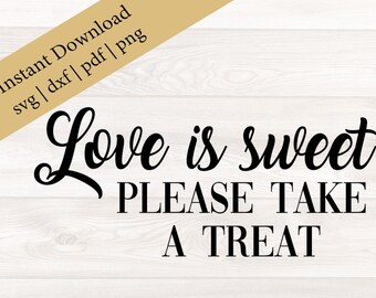 Love Is Sweet Svg Etsy