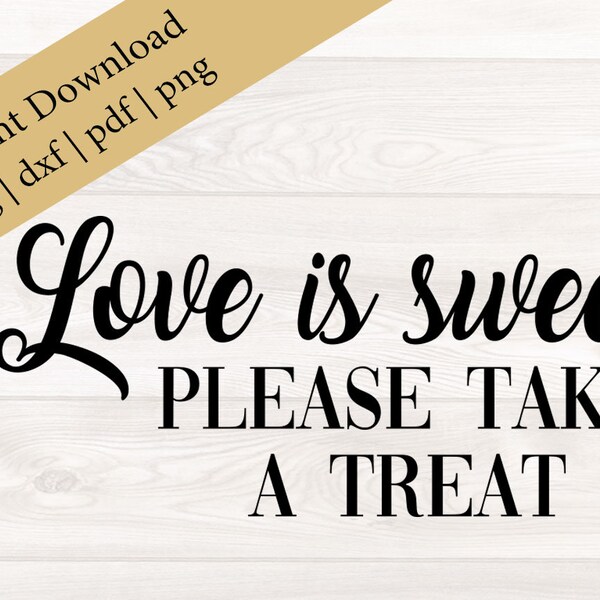 Love is Sweet - Etsy