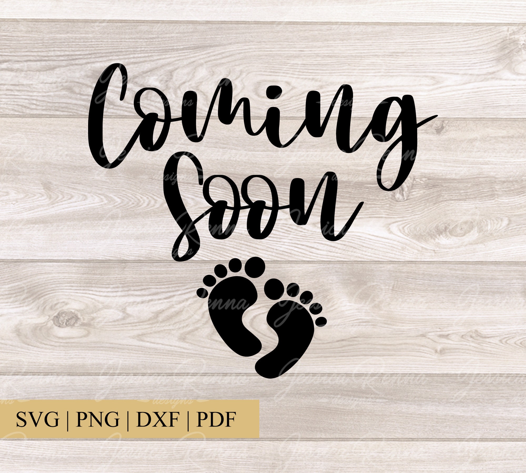 Baby Coming Soon SVG, Pregnancy Announcement SVG, Pregnancy Cut