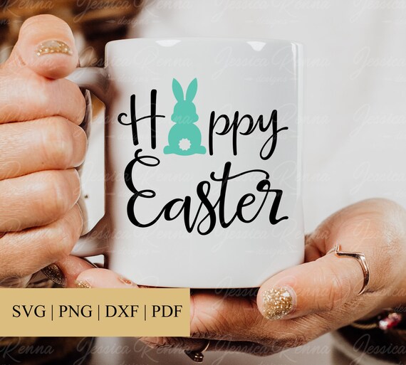 Hoppy Easter SVG, Happy Easter SVG, Easter SVG, Cut File