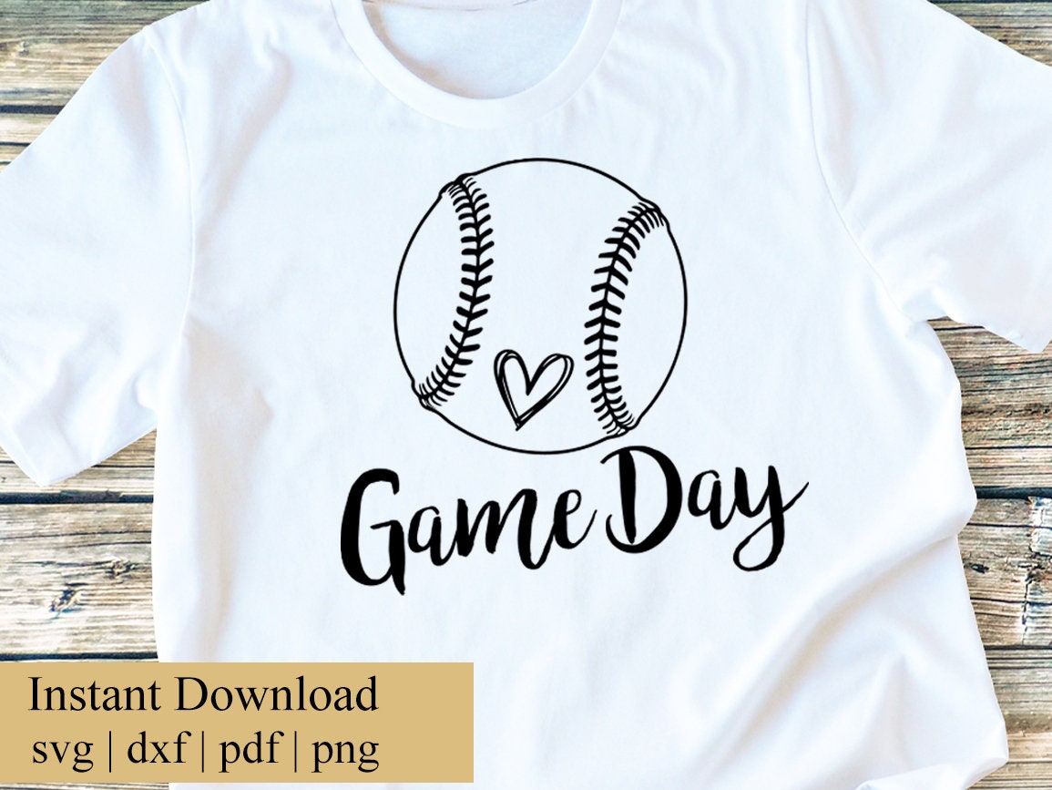 Game Day Baseball SVG Baseball SVG Baseball Game Day Cut | Etsy