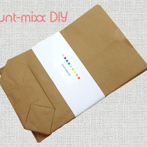 Confezione da 25 sacchetti di carta kraft misura L, sacchetti con fondo grande 17 x 26 cm, beige naturale marrone, sacchetti di carta sacchetti per calendario dell'avvento, confezione regalo fai da te