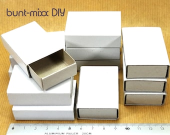 Matchbox 1 mini box gift packaging, Advent calendar jewelry case sliding box, craft material ColorfulMixxDIY