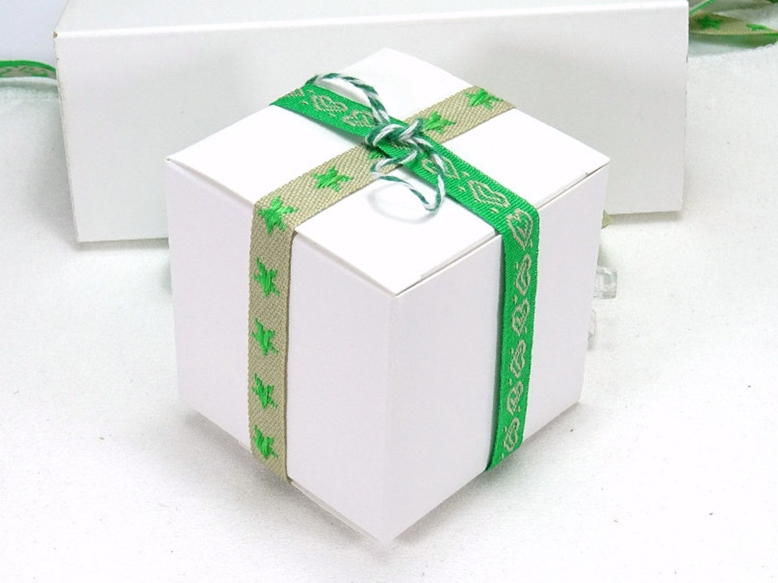 Le GEMME Venezia Geschenkbox „Harmony“ Weiß – Verschiedene Maße, Made In Italy, Für Hochzeiten & Events