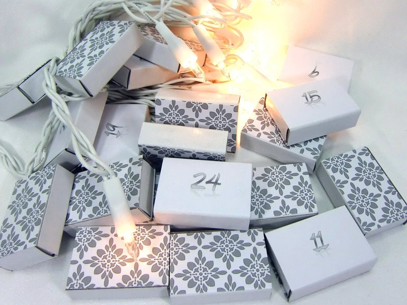 100 Mini Boxes White, Sliding Boxes, Crafts Scrapbooking, Storage, Guest  Gift, Advent Calendar Diy, Material Shop Buntmixxdiy 