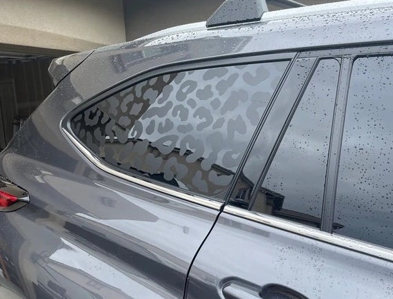 Leopard print car window decals deals