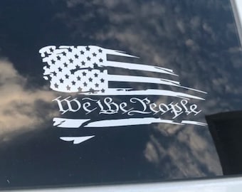 2nd Amendment 'We the People' American Flag Decal