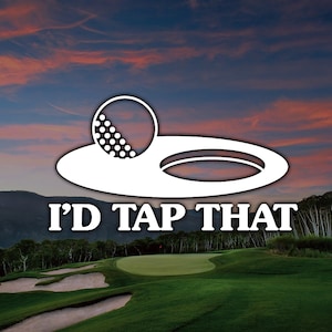 I&#39;d Tap That Golf Decal