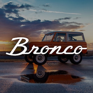 Ford Bronco Heritage Vinyl Decal