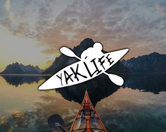 Yak Life Decal | Kayak Decals