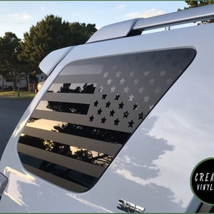 Side window American flag decals (Trim to fit - Universal)
