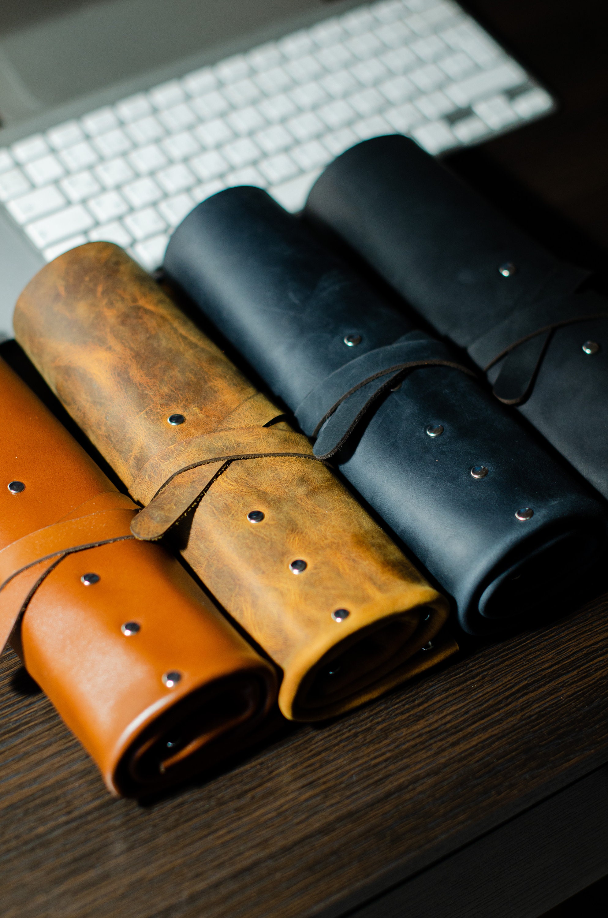 Brush Holder Tool Organizer Artis Roll Leather Artist Case Etsy UK