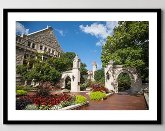 Indiana University Sample Gates Framed Print: Summer Day