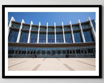Indiana University - Framed, Ready-to-Hang -SImon Skjodt Assembly Hall South Entrance - 11x14, 16x24, 20x30, 24x36