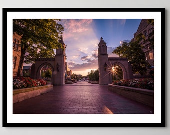 Indiana University Sample Gates Print: Ready-to-Hang Framed Photo