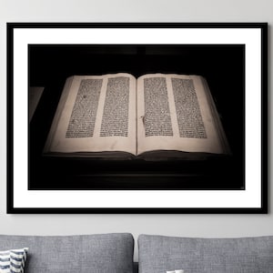 Indiana University - Framed, Ready-to-Hang - Gutenberg Bible #46 at Indiana University - 11x14, 16x24, 20x30, 24x36