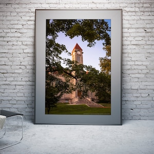Indiana University - Framed, Ready-to-Hang - Indiana University Student Building - Vertical - 11x14, 16x24, 20x30, 24x36