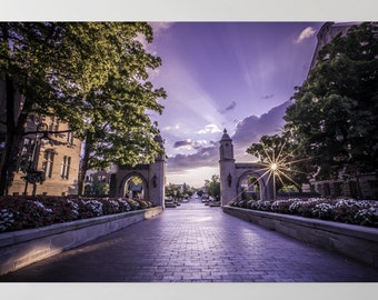 Indiana University Sample Gates Acrylic Print - Ready to Hang