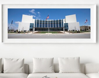 Indiana University Assembly Hall Panoramic Print - Framed & Ready to Hang