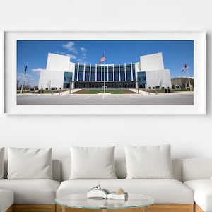 Indiana University Assembly Hall Panoramic Print - Framed & Ready to Hang