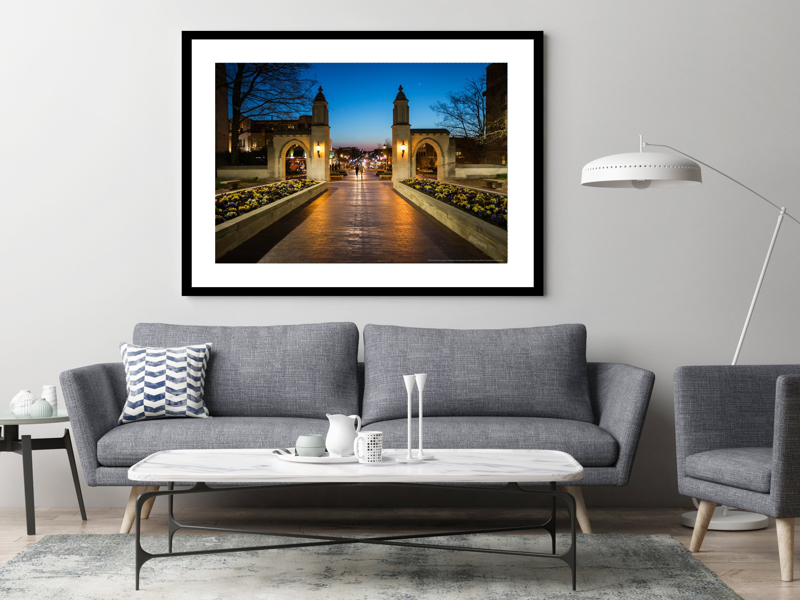 Indiana University Sample Gates Photo: Ready to Hang Framed Print - Etsy