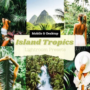 Island Tropics Lightroom Presets: Lush Green Mobile & Desktop