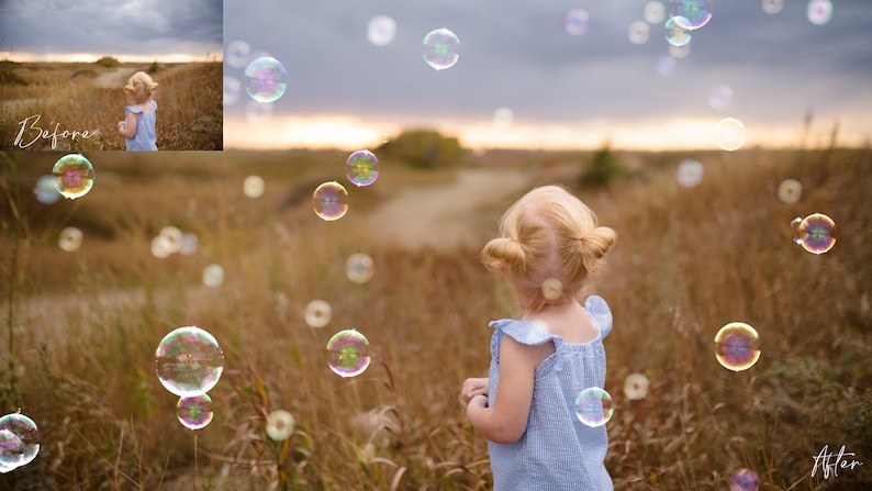 80 Realistische Bubble Photoshop Overlays Transparente JPG, Photoshop, Overlays, einfach zu bedienen, DIGITAL DOWNLOAD Bild 2