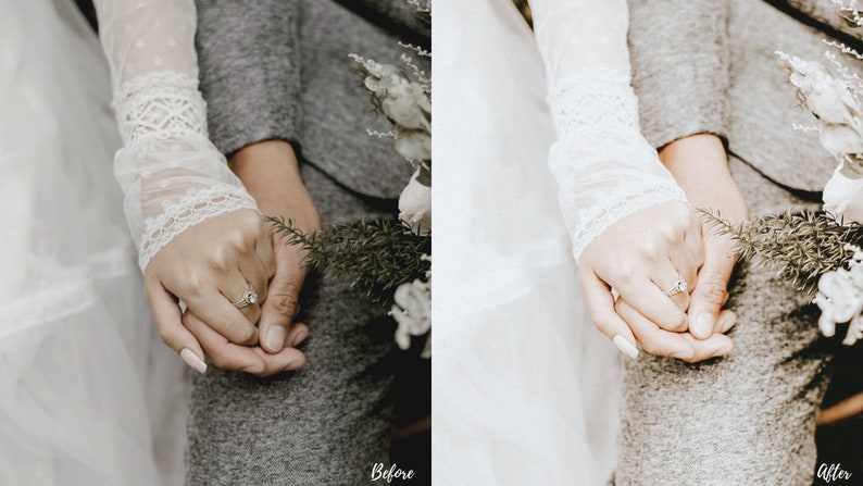 5 Airy Wedding Photoshop Actions Great for Weddings, Family, Children, Studio Shoots, Couples And More Romantic, Wedding Day, Marriage image 5