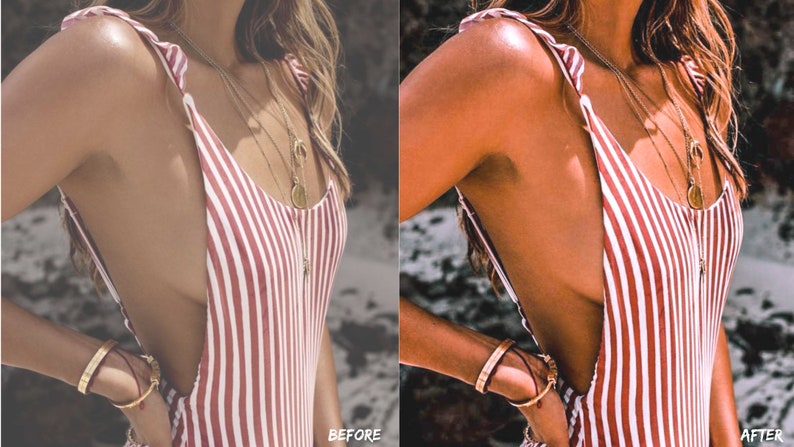 DNG presets Instagram presets Blogger preset 10 PRO Surfer Girl MobileDesktop Lightroom Presets Mobile preset Bright Airy presets