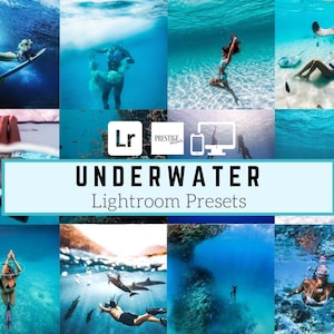 15 Mobile Lightroom Presets Underwater Desktop Presets, Travel Presets | Instagram Preset | Ocean Preset | Holiday Preset | Water Preset