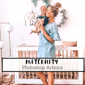100 actions Pro Maternité Photoshop - Actions nouveau-né, Actions bébé, Actions famille, Actions enfants, Actions Instagram, Actions grossesse