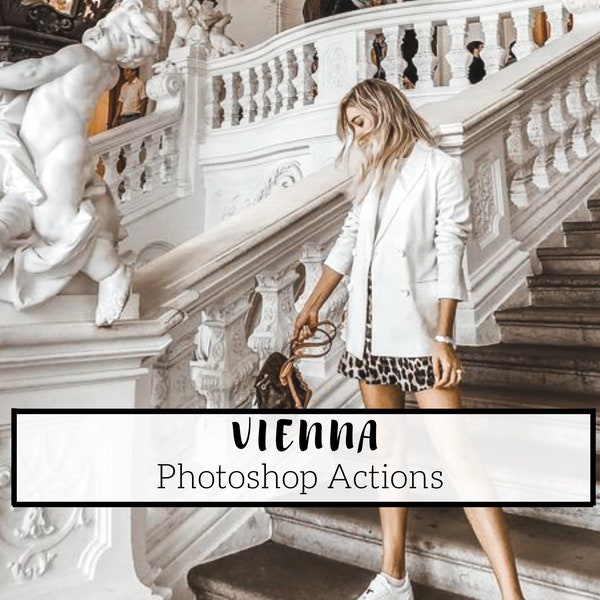 11 Pro Vienna Photoshop Actions - Great For Portraits, Instagram, Children, Occasions, Family, Travel, Holiday, City Photography