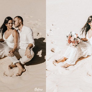 5 Airy Wedding Photoshop Actions Great for Weddings, Family, Children, Studio Shoots, Couples And More Romantic, Wedding Day, Marriage image 10