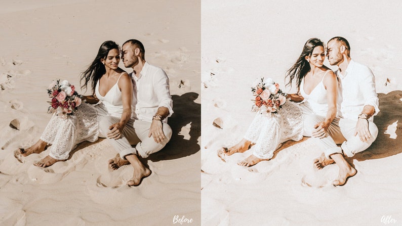 5 Airy Wedding Photoshop Actions Great for Weddings, Family, Children, Studio Shoots, Couples And More Romantic, Wedding Day, Marriage image 10