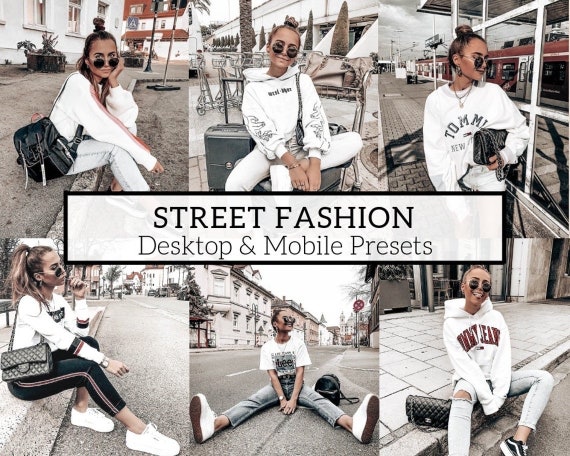 Street Fashion Lightroom Presets: Mobile & Desktop (DNG, LR, XMP)