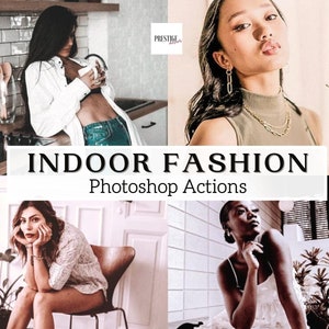 Indoor Fashion Photography: 100 Pro Photoshop Actions (ATN)