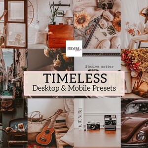 10 Timeless Mobile And Desktop Lightroom Presets - Moody Presets, Rustic Presets, Instagram Presets, Travel Presets, Vintage Presets, DNG